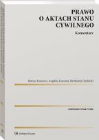 Okładka książki Prawo o aktach stanu cywilnego. Komentarz