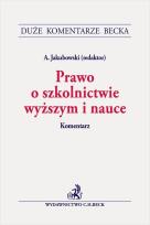 Okładka książki Prawo o szkolnictwie wyższym i nauce. Komentarz