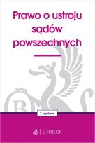 Okładka książki Prawo o ustroju sądów powszechnych w.2
