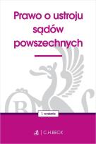 Okładka książki Prawo o ustroju sądów powszechnych