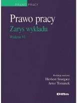 Okładka książki Prawo pracy. Zarys wykładu w.6