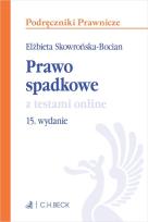 Okładka książki Prawo spadkowe z testami online