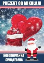 Okładka książki Prezent od Mikołaja. Kolorowanka świąteczna