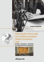 Okładka książki Procedury petycyjne w systemie ochrony praw człowieka ONZ