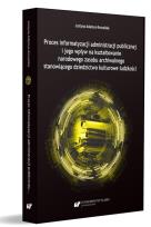 Okładka książki Proces informatyzacji administracji publicznej...