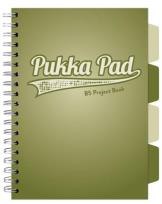 Opakowanie Project Book Olive Green B5/200K kratka oliwkowy