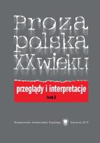 Okładka książki Proza polska XX wieku T. 2
