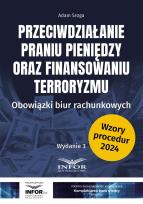 Okładka książki Przeciwdziałanie praniu pieniędzy oraz...