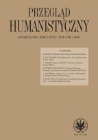 Opakowanie Przegląd Humanistyczny 2024/3 (486)