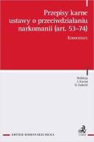Okładka książki Przepisy karne ustawy o przeciwdziałaniu...