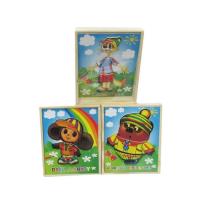 Opakowanie Przewlekanka drewniana sznurki MIX