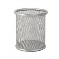 Opakowanie Przybornik na długopisy metalowy srebrny MEMOBE