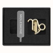 Opakowanie Przypinka do notatnika zodiak koziorożec złota