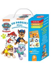 Okładka książki Psi Patrol. Co pasuje? Misja: ćwiczenie pamięci