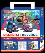 Okładka książki Psi Patrol. Układaj i koloruj