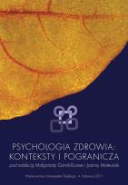 Okładka książki Psychologia zdrowia: konteksty i pogranicza