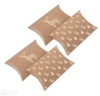 Opakowanie Pudełka składane jeleń 10x11xcm 4szt