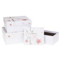 Opakowanie Pudełko prezentowe PR Kwiat 3szt ROZETTE