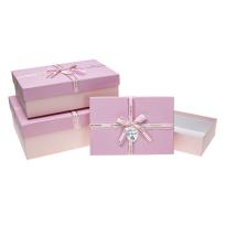 Opakowanie Pudełko prezentowe PUG-23254-PR 3szt ROZETTE