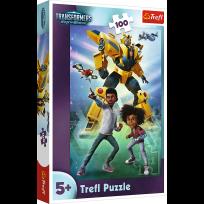 Opakowanie Puzzle 100 Drużyna Transformers TREFL