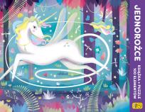 Okładka książki Puzzle 100 elementów Jednorożce Puzzle i książka