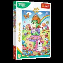 Opakowanie Puzzle 100 Glitter Brokatowa Trefliki TREFL