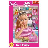Opakowanie Puzzle 100 Poznaj Barbie TREFL