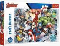 Opakowanie Puzzle 100 Sławni Avengers/Disney Marvel TREFL
