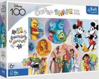 Opakowanie Puzzle 100 Super Shape XL Kolorowy świat Disney
