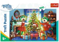 Opakowanie Puzzle 100 Zimowe Trefliki TREFL