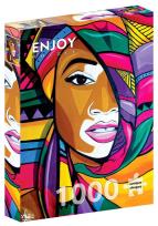 Opakowanie Puzzle 1000 Afrykańska piękność