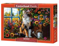 Opakowanie Puzzle 1000 Blooming Cat Meditation CASTOR