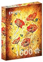 Opakowanie Puzzle 1000 Czerwone maki