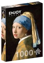 Opakowanie Puzzle 1000 Dziewczyna z perłą, Johannes Vermeer