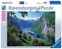 Opakowanie Puzzle 1000 Fjord w Norwegii