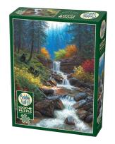 Opakowanie Puzzle 1000 Górski wodospad G3