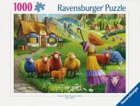 Opakowanie Puzzle 1000 Kolorowa wełna
