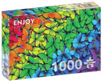 Opakowanie Puzzle 1000 Kolorowe motyle
