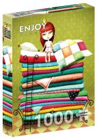 Opakowanie Puzzle 1000 Księżniczka na ziarnku grochu