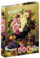 Opakowanie Puzzle 1000 Martwa natura z różami, Jean-Baptiste