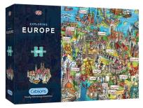 Opakowanie Puzzle 1000 Odkrywanie Europy