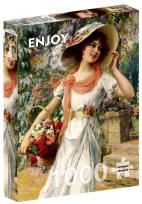 Opakowanie Puzzle 1000 Ogród kwiatowy, Paul Emile Vernon