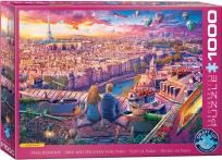 Opakowanie Puzzle 1000 Paris Rooftop 6000-5886