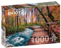 Opakowanie Puzzle 1000 Park Narodowy Jezior Plitwickich