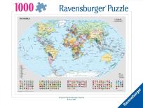 Opakowanie Puzzle 1000 Polityczna mapa świata