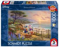 Opakowanie Puzzle 1000 PQ Kaczor Donald & Daisy T. Kinkade 111120