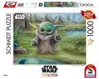 Opakowanie Puzzle 1000 PQ Star Wars The Mandalorian Baby Yoda T. Kinkade 110805