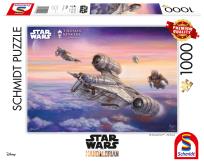 Opakowanie Puzzle 1000 PQ Star Wars The Mandalorian Eskorta T. Kinkade 110804