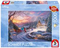 Opakowanie Puzzle 1000 PQ T.Kinkade Kopciuszek powrót do domu na święta 113368