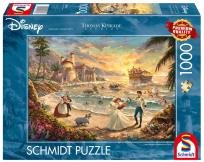 Opakowanie Puzzle 1000 PQ T. Kinkade Mała Syrenka Święto miłości Disney 112731